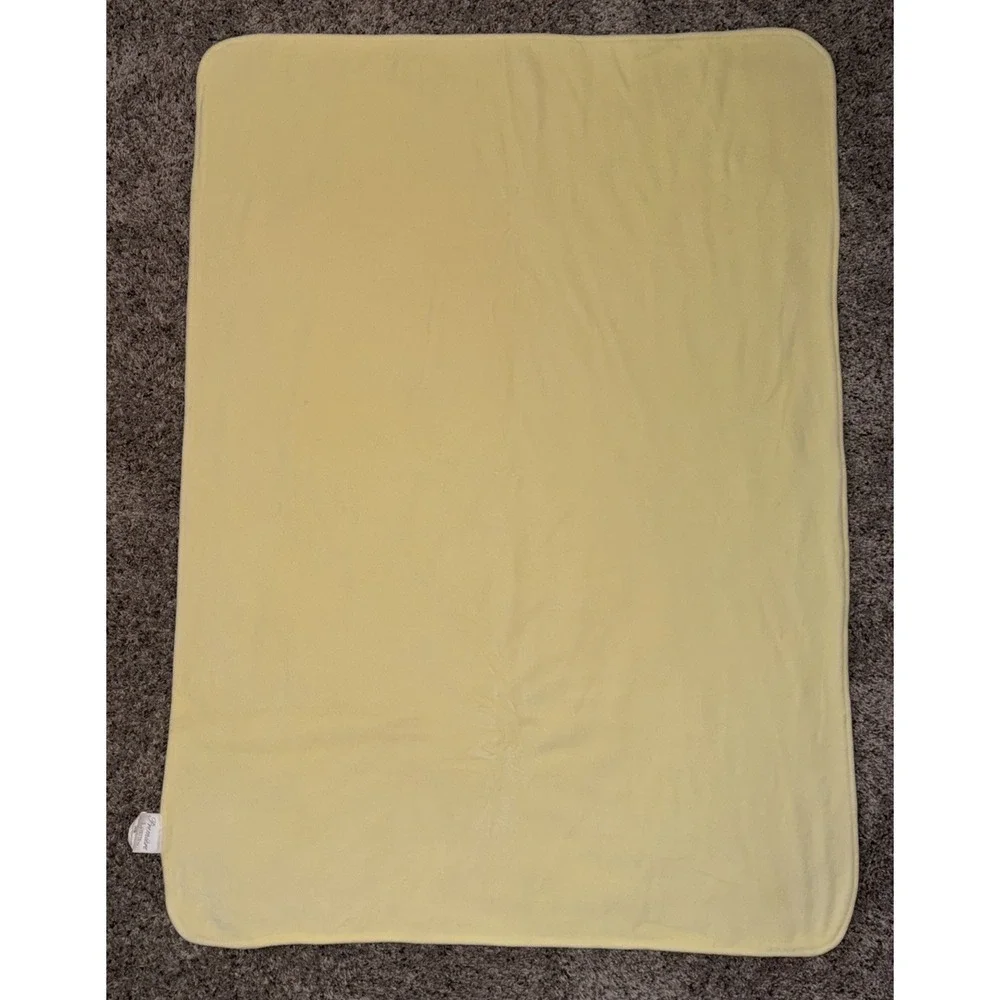 Vintage Premier Layette Yellow Baby Receiving Blanket Canada